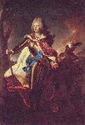 Hyacinthe Rigaud Portrait of Friedrich August II of Saxony Sweden oil painting artist